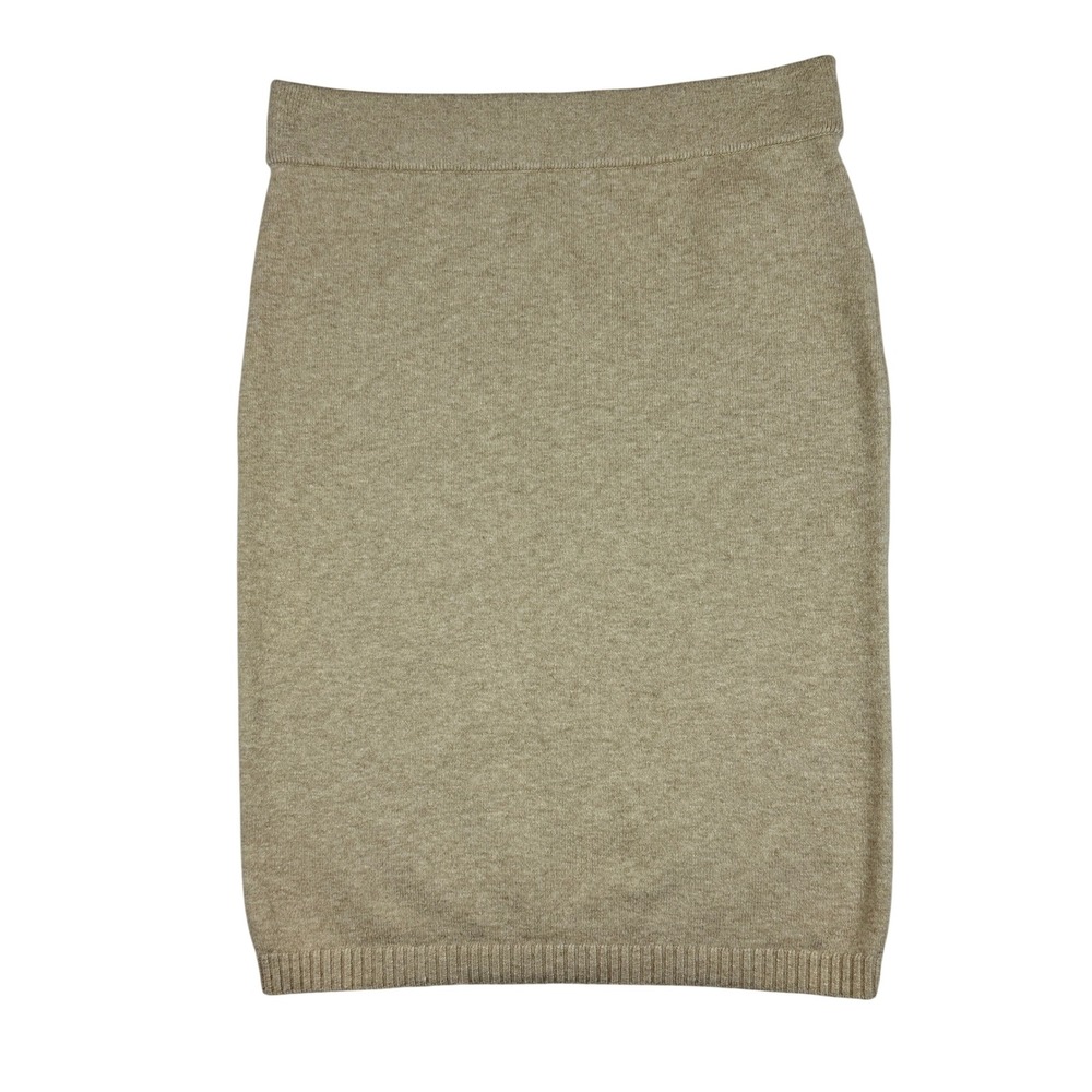 Gap Womens Oatmeal Heather Beige Knit Sweater Midi Skirt Size M 487989-02